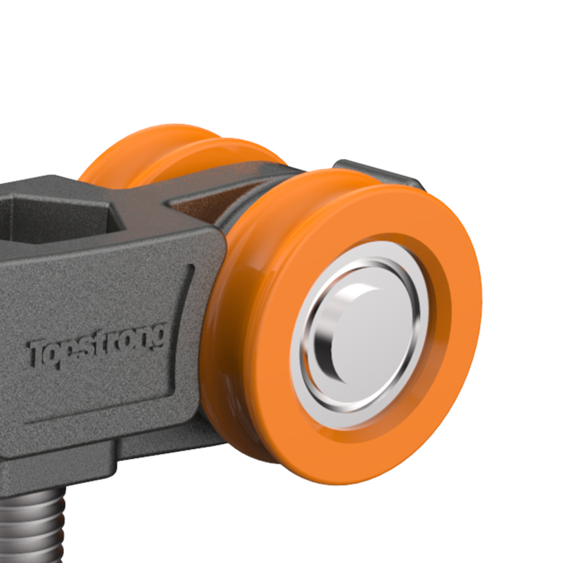 TopStrong carrello porta legno scorrevole 45 kg regolazione binario