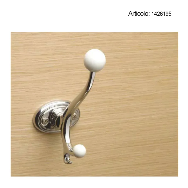 Spinardi Sissi appendiabito bagno bianco