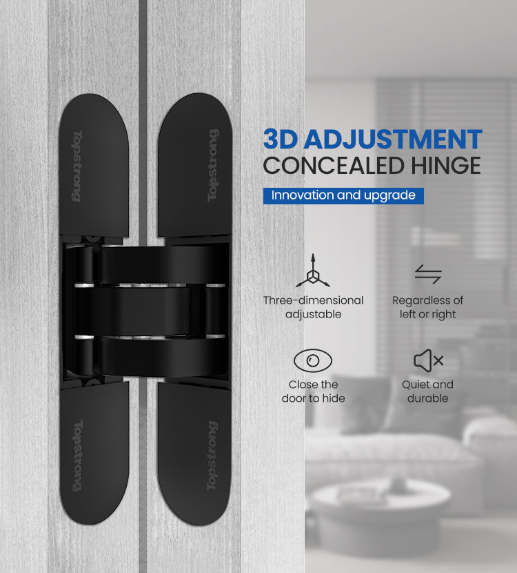 TopStrong cerniera a scomparsa regolabile 3D porta