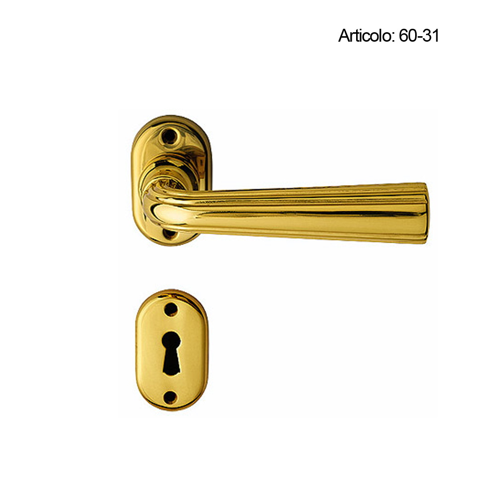 Spinardi 01-31 Maniglia per Porta su Placca