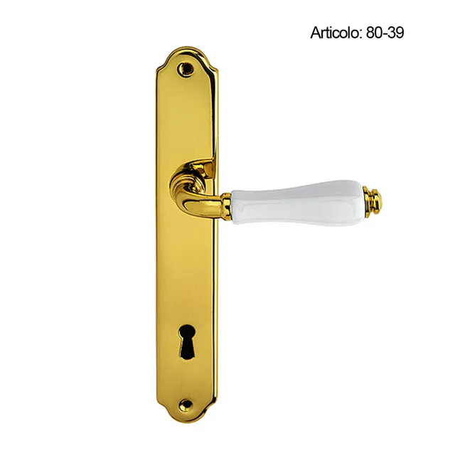 Spinardi 80-39 maniglia per porta su placca