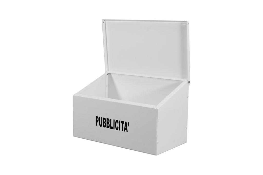 BOXOB Eternity 883 porta pubblicità esterno bianco antipioggia