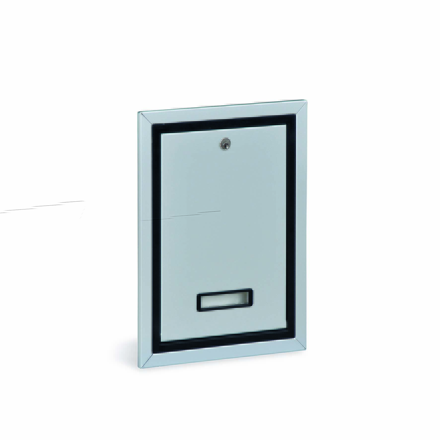 Silmec S695 porta ritiro incasso alluminio esterno