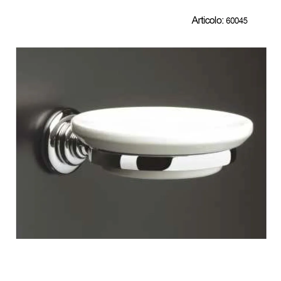 Spinardi portasapone bagno cristallo ottone