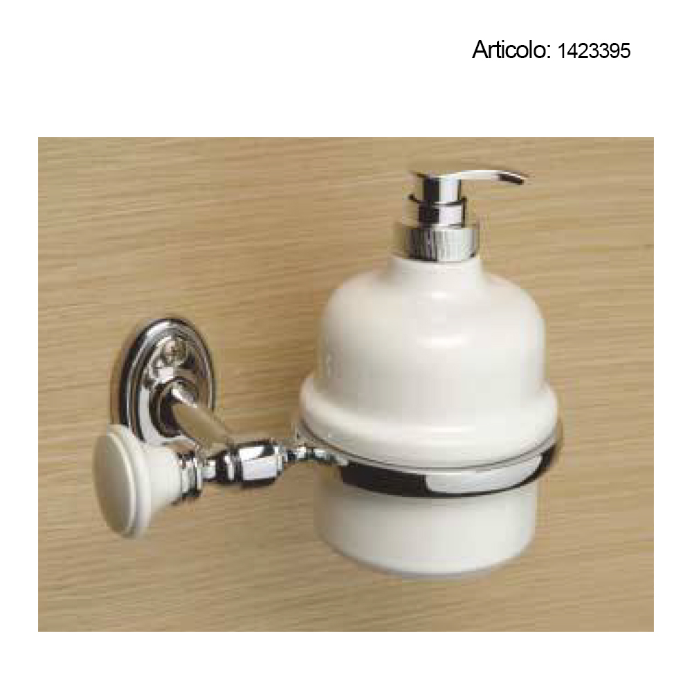 Sissi portasapone bagno ottone cromo-oro