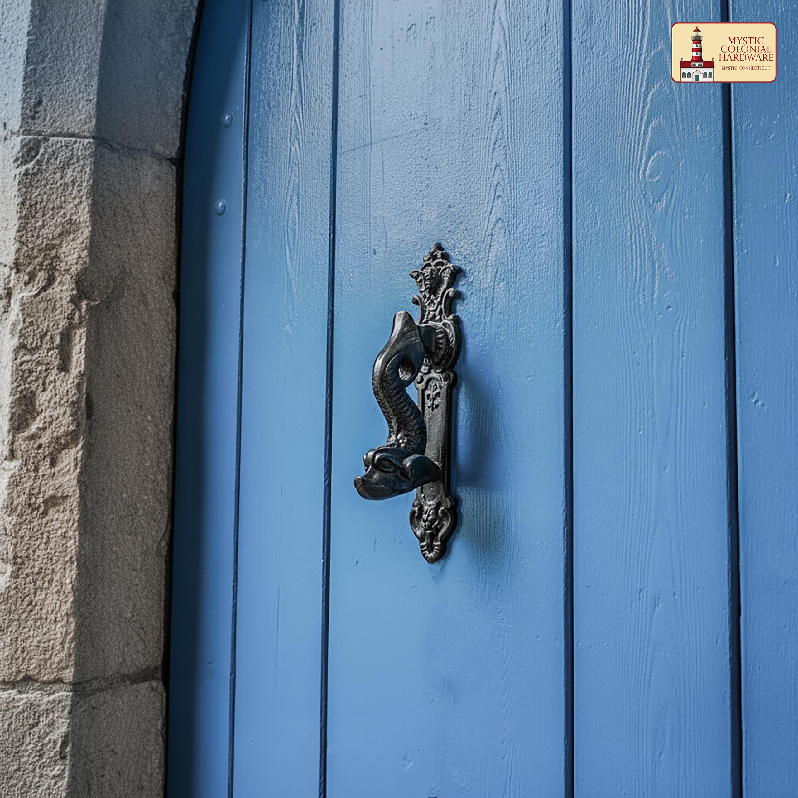 Mystic Colonial Hardware Battente Porta Ferro Nero 25x5cm