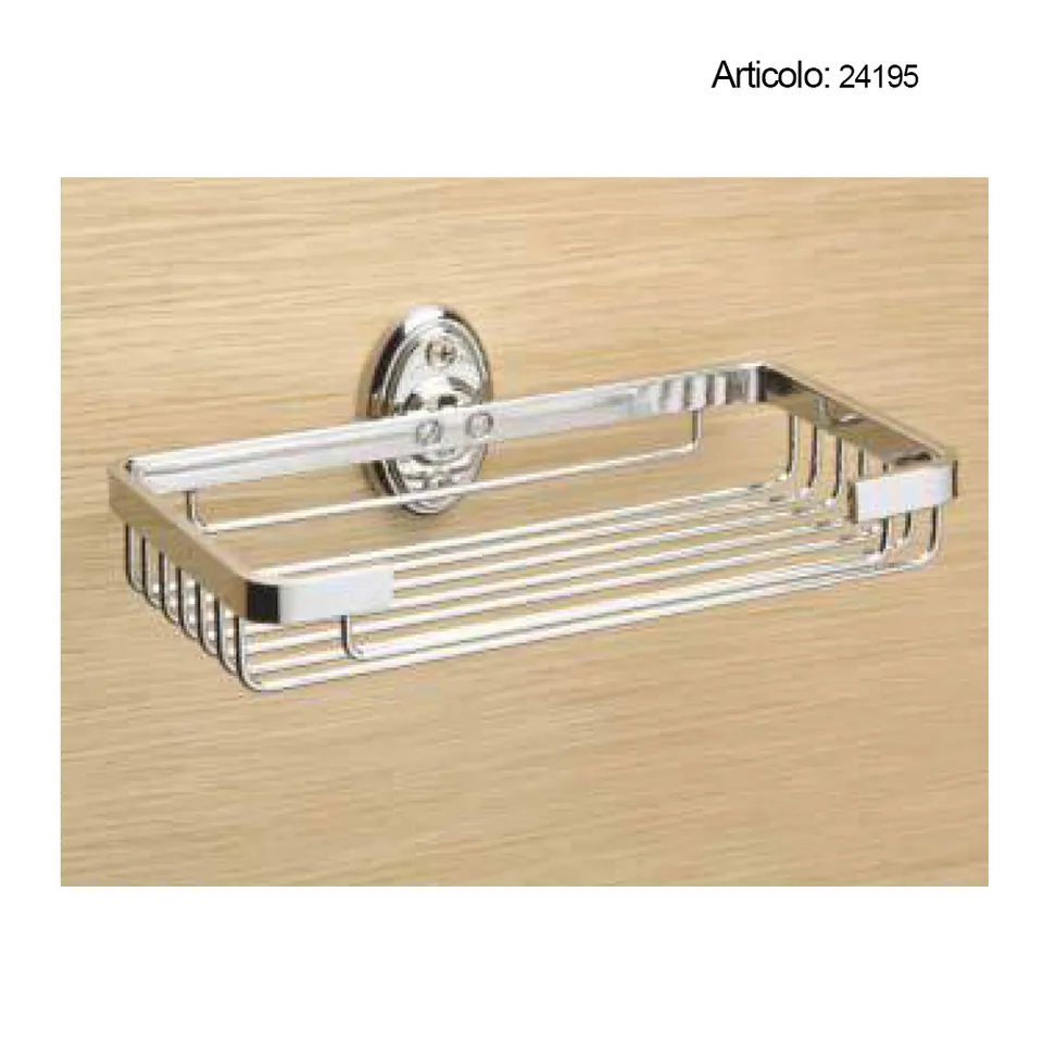 Spinardi Sissi Portaspugna in Ottone Finitura Cromata