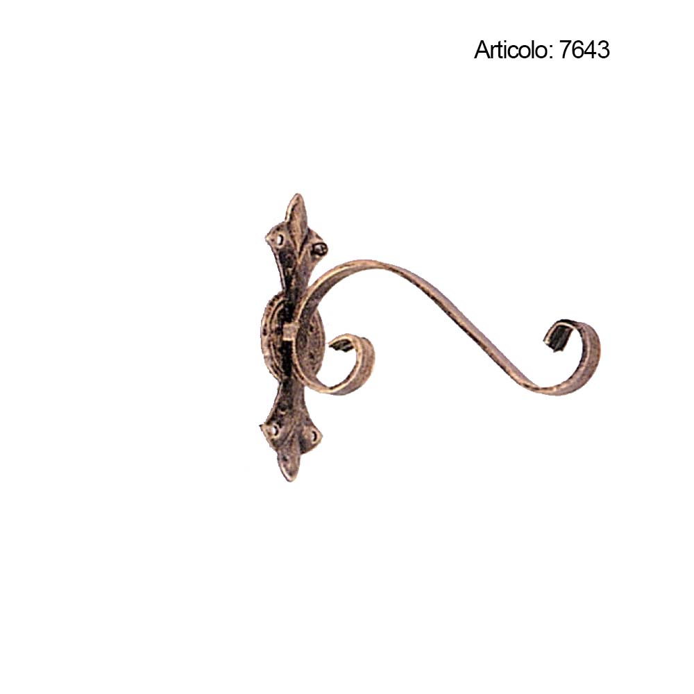 Spinardi Gancio Portavaso Ferro Battuto 160 mm