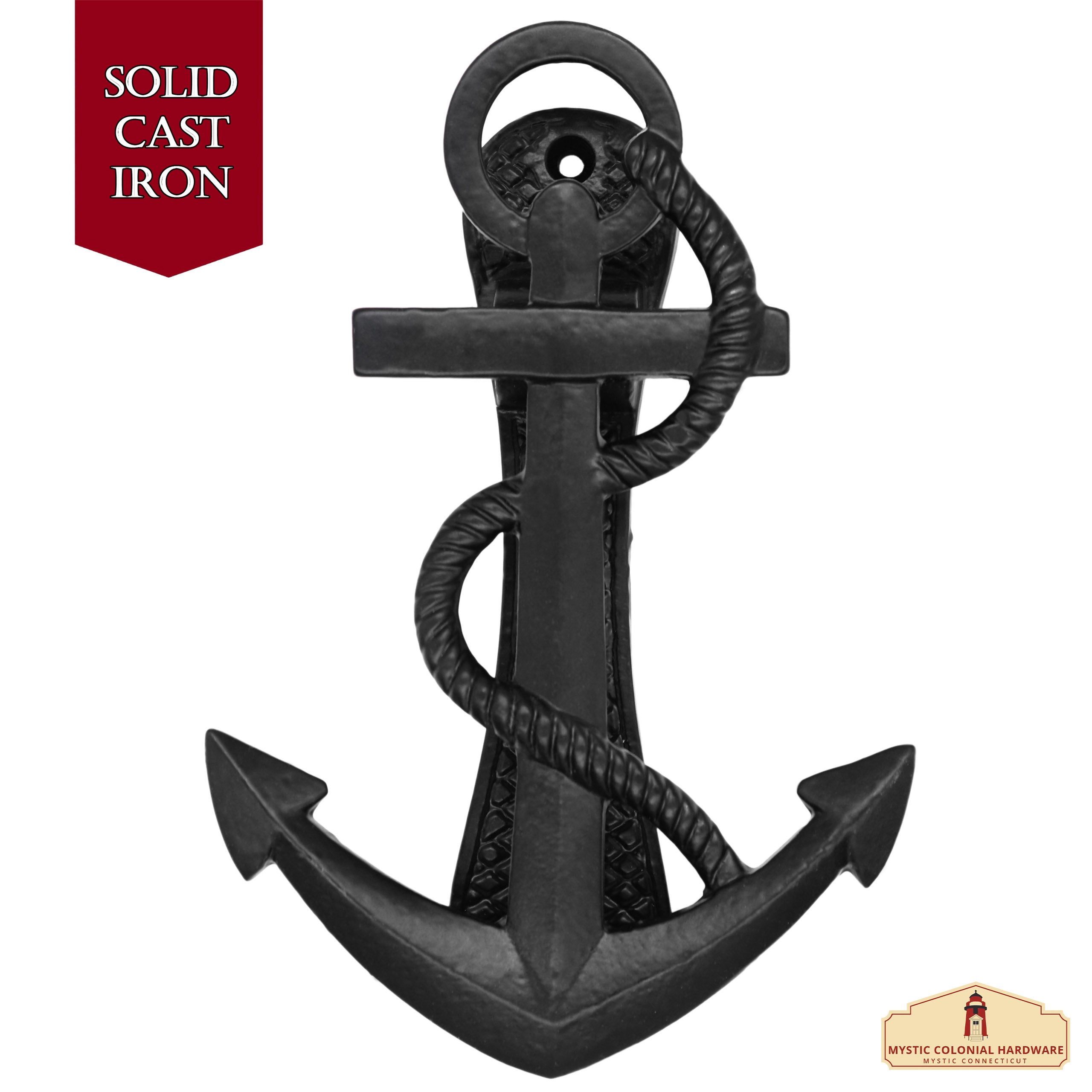 Mystic Colonial Ancora battente porta ferro 15 cm