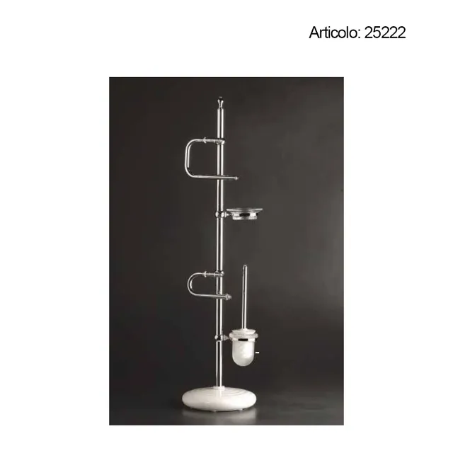 Spinardi piantana attrezzata bagno in ottone