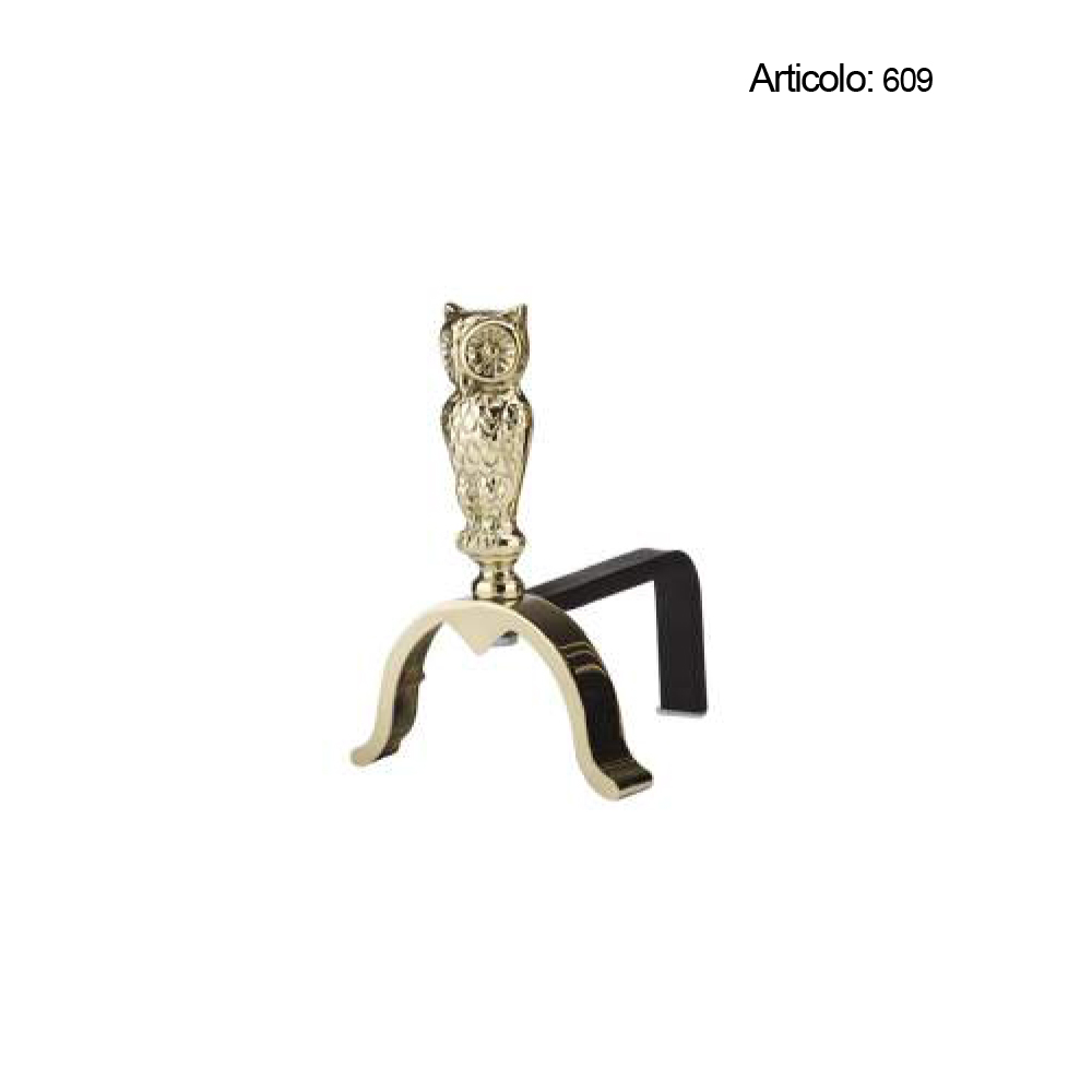 Spinardi 409 set attrezzi camino ottone