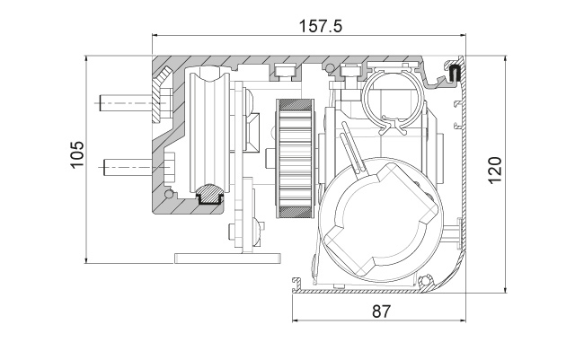 TAU T-LINE Double Leaf porta scorrevole doppia anta