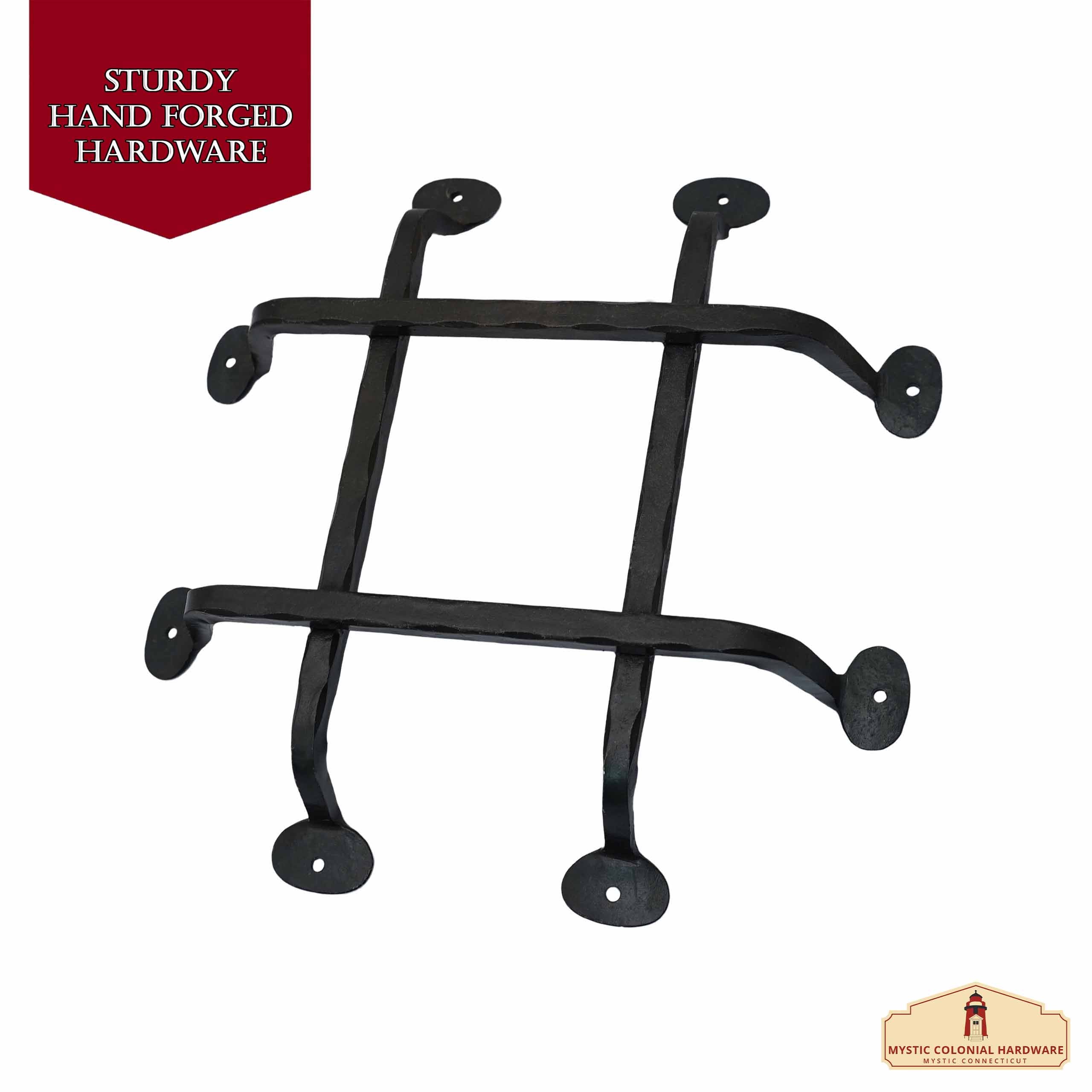 Mystic Colonial Speakeasy grata porta 28,7x29,1 cm ferro nero