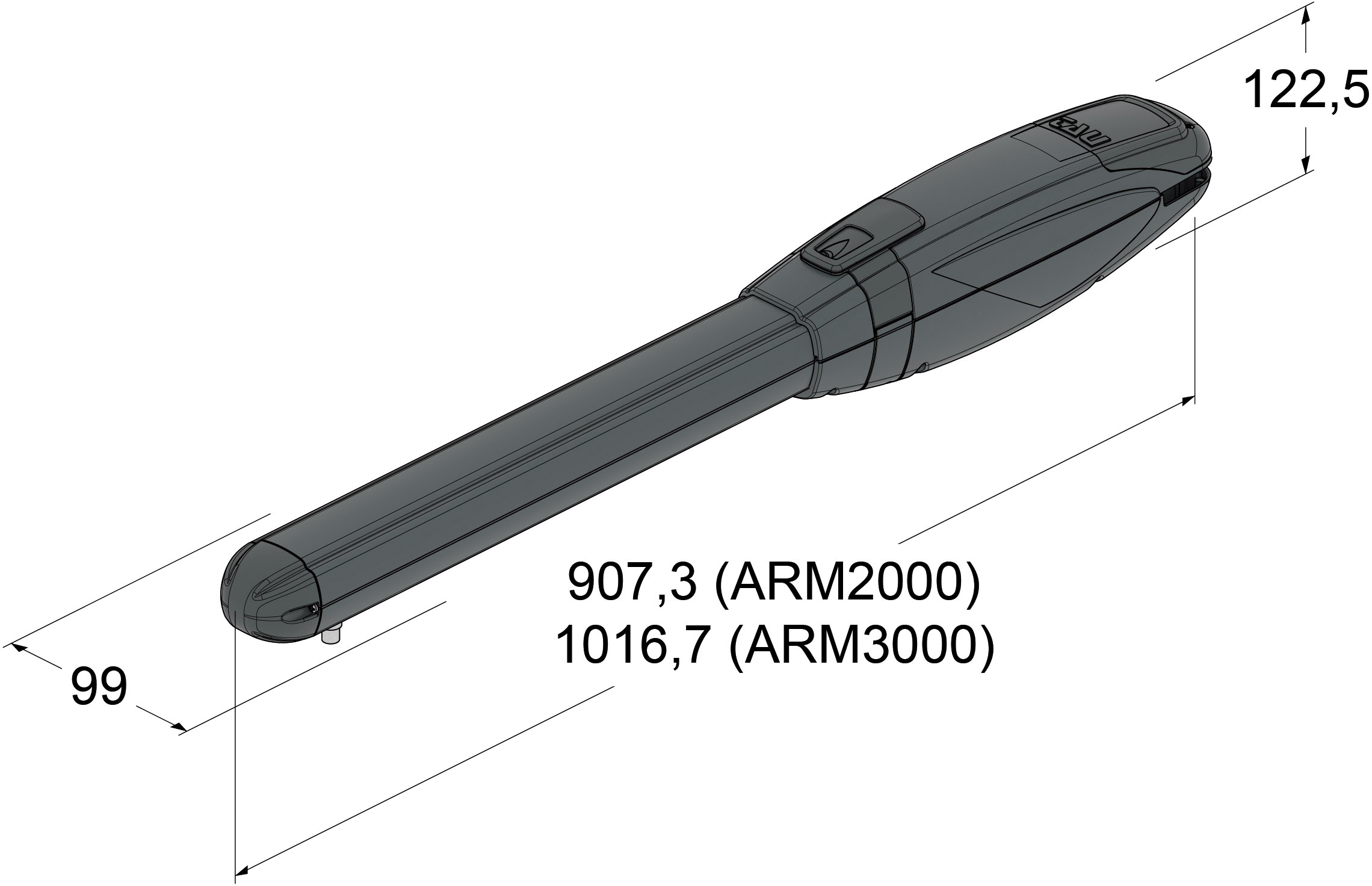 TAU ARM ARM3000BI Attuatore Anta 4 m Encoder