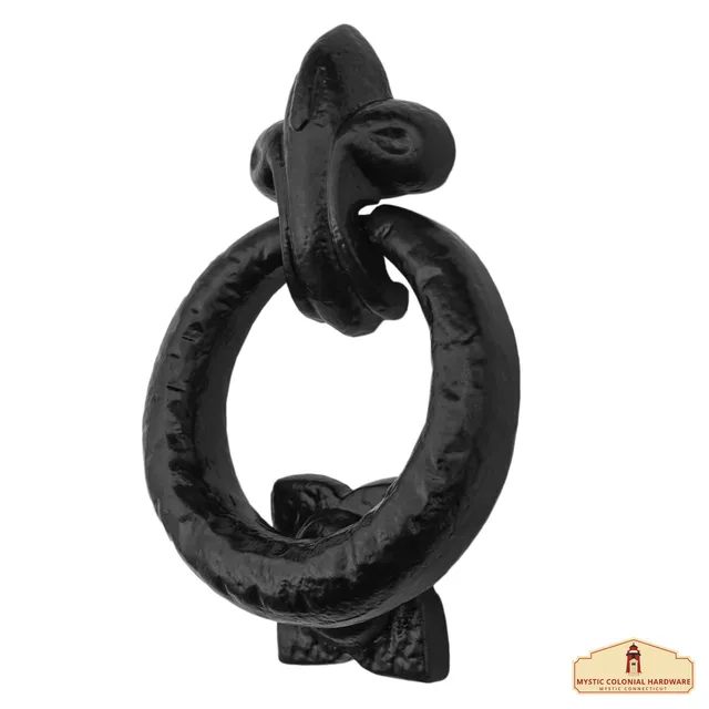 Mystic Colonial Hardware Ring battente porta ferro nero 12,7 cm