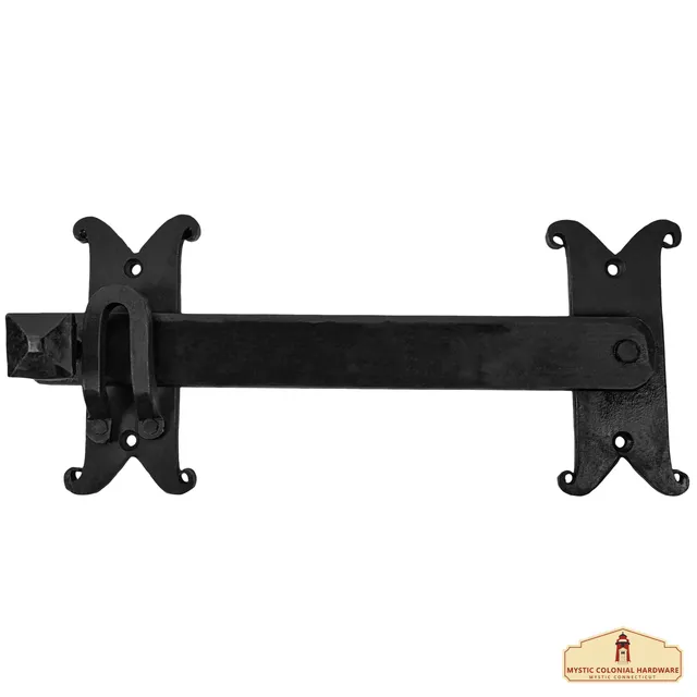 Mystic Colonial Catenaccio Cancello 27 cm Ferro Nero