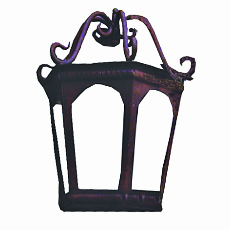 Spinardi lanterna a parete in ottone 60W