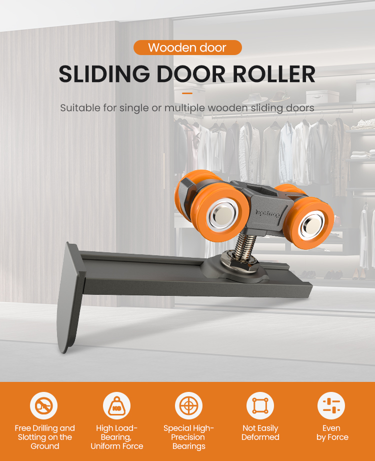 TopStrong 45KG rotella porta legno scorrevole da incasso