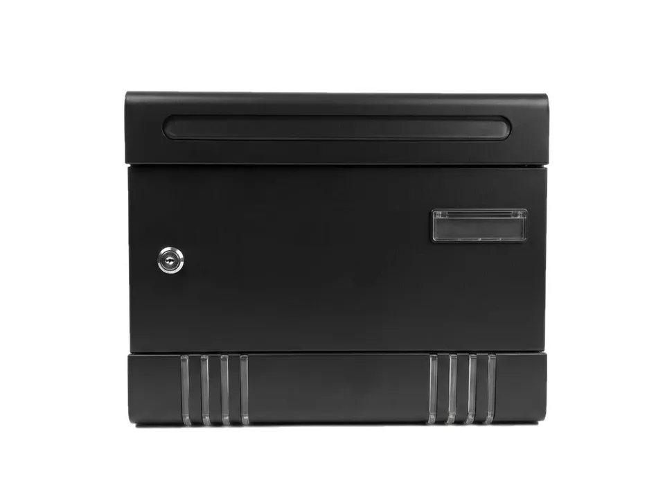 BOXOB Luxury Large cassetta postale esterno nero formato A4
