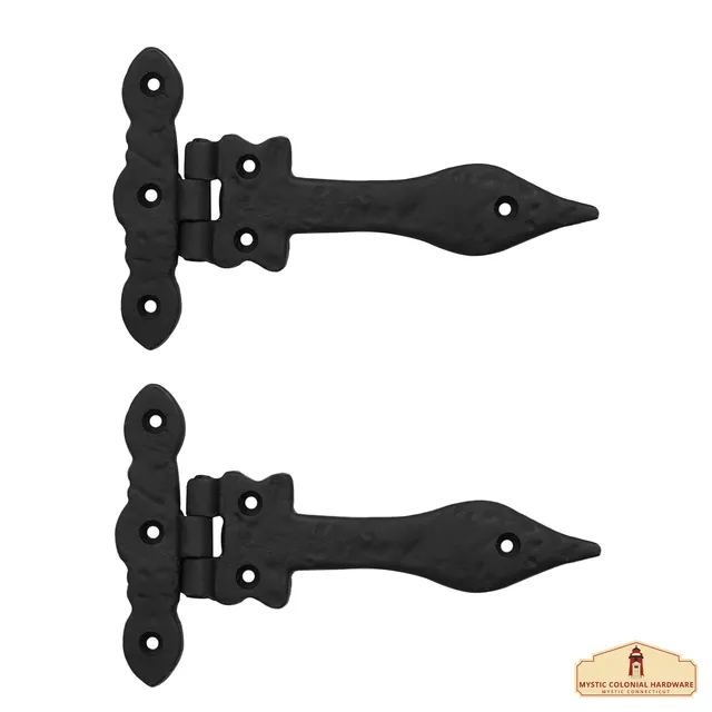 Mystic Colonial Hardware cerniere porta 4" coppia ferro nero