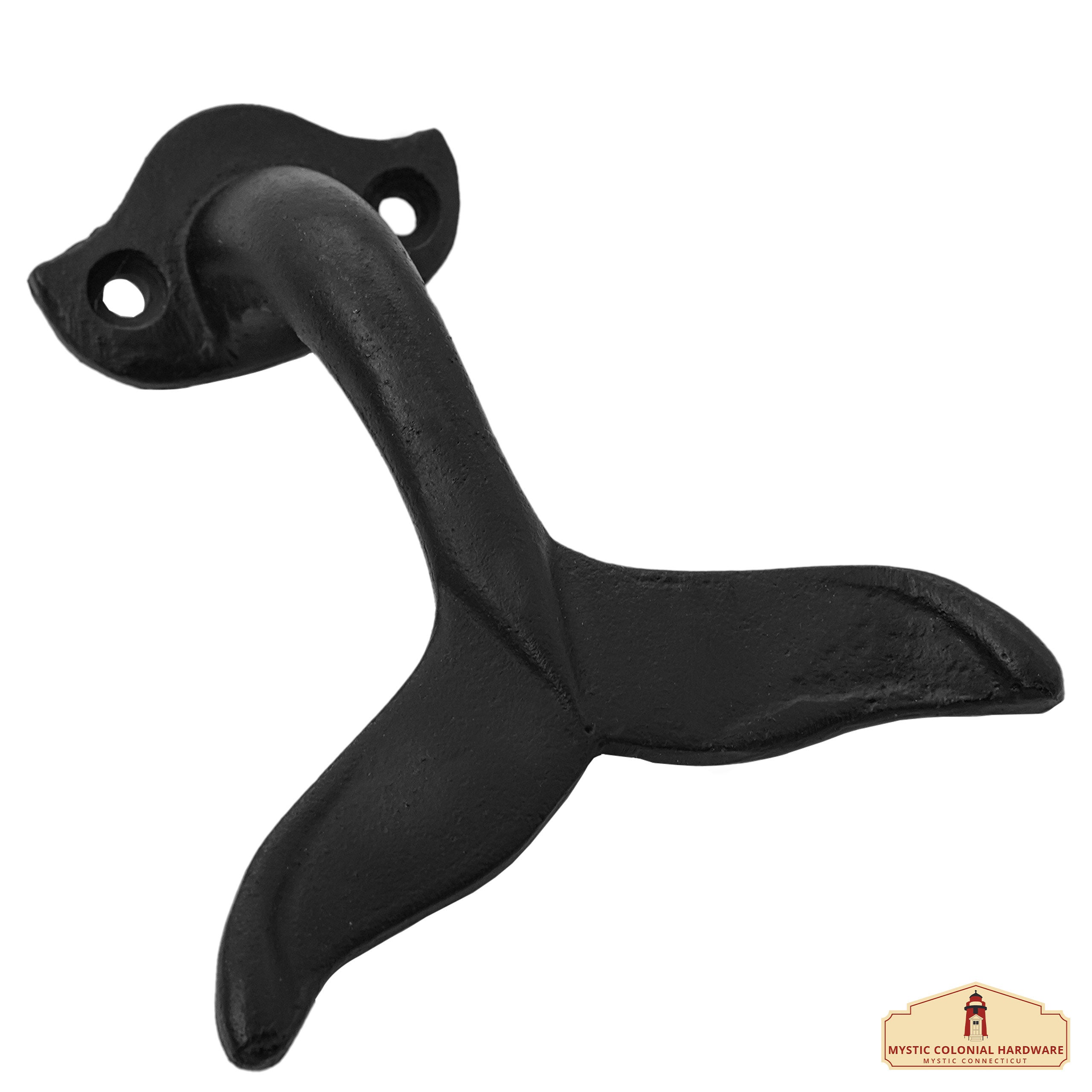 Mystic Colonial Hardware ganci parete ghisa nero 8,6 cm rustico