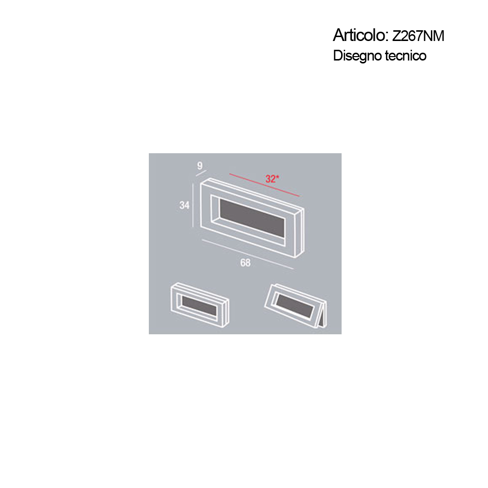 Spinardi Z267NM pomolo per mobili cromato