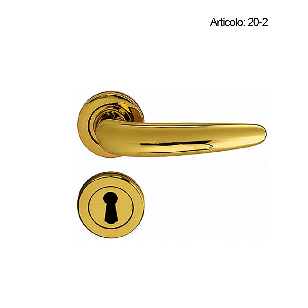 Spinardi 01-02 Maniglia per Porta Ottone