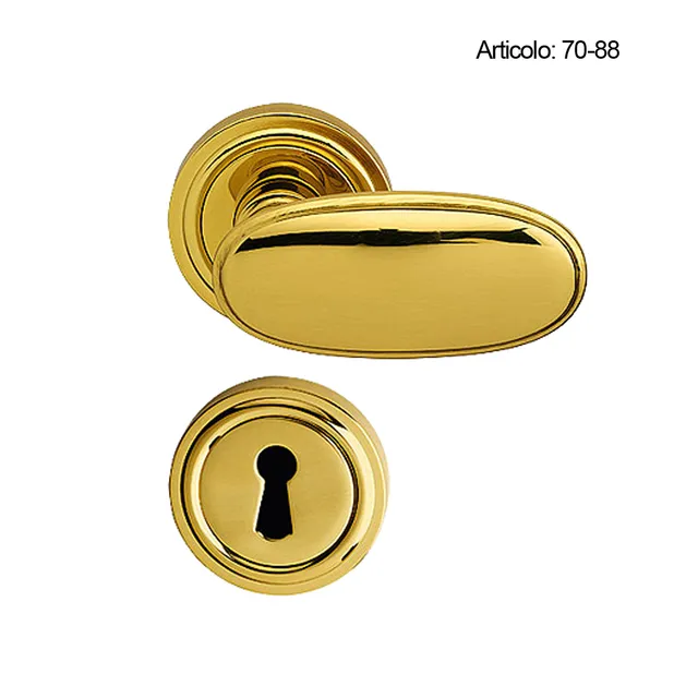 Spinardi 70-88 maniglia per porta ottone