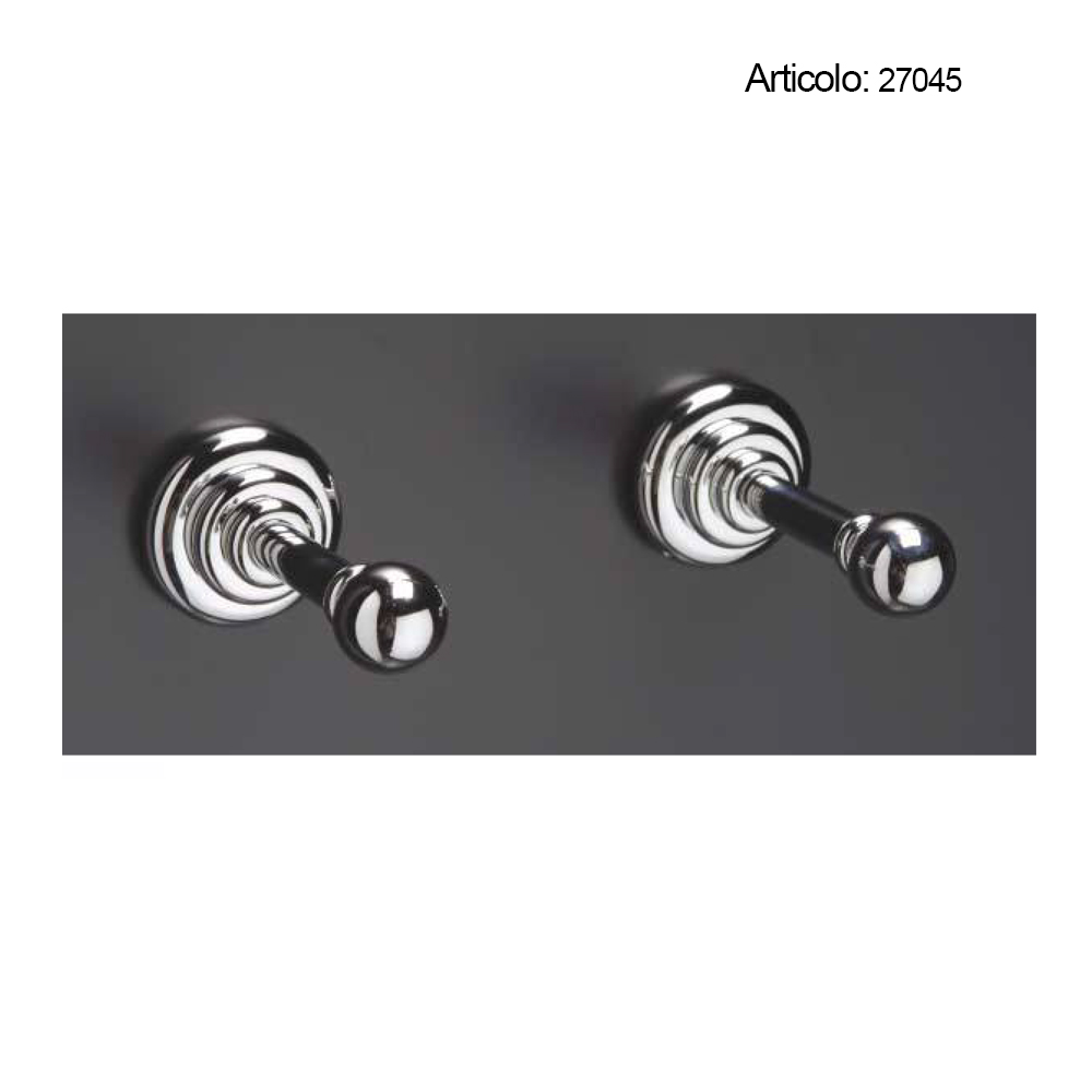 Spinardi Appendiabiti Cristallo Ottone Ceramica