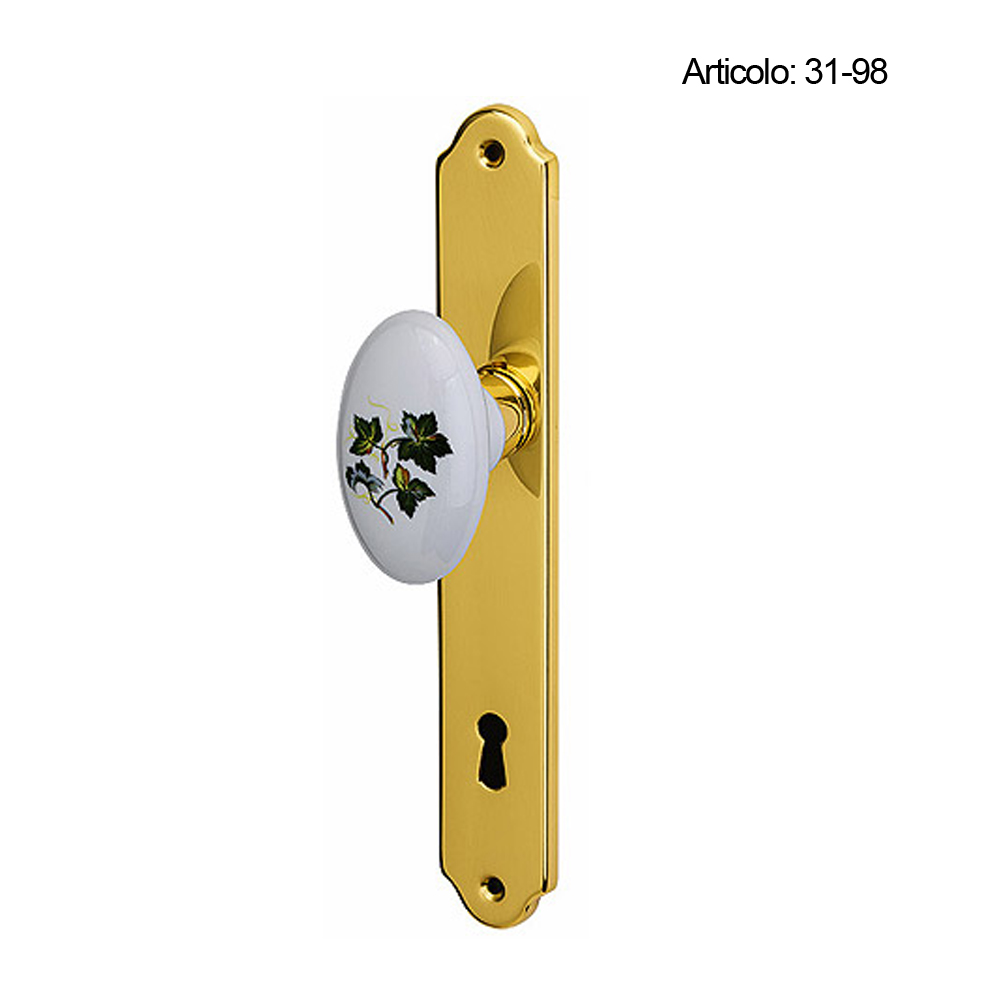 Spinardi 70-98 maniglia per porta su rosetta