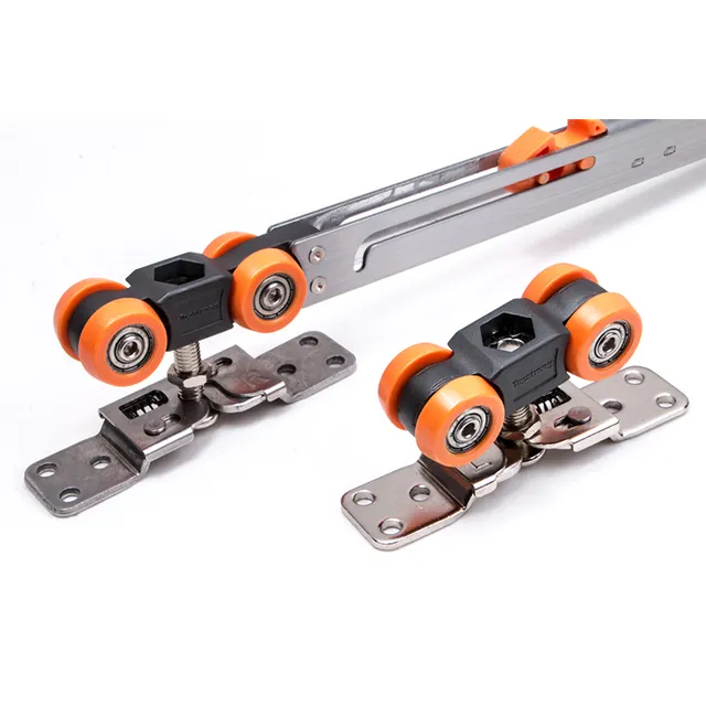 TopStrong 80KG Carrello Porta Scorrevole Legno Ammortizzato