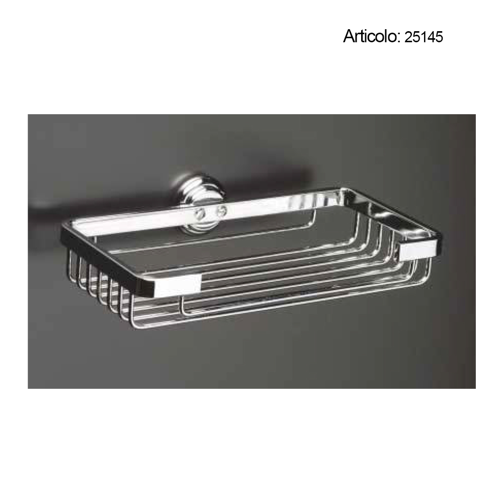 Spinardi Portaspugna bagno vetro e ottone