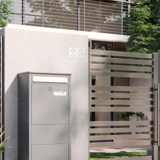 Silmec numero civico lettera acciaio inox satinato esterno