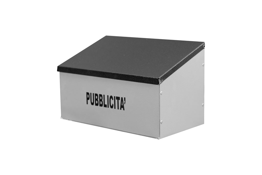 BOXOB Eternity 883 porta pubblicità esterno grigio nero