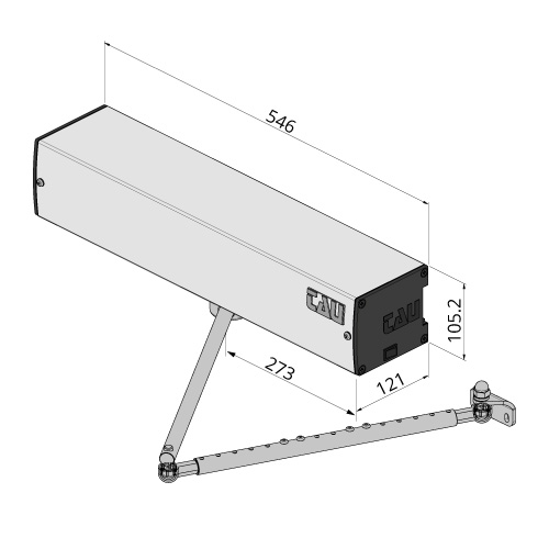 TAU T-SIDE T-SIDE-G automazione porta 110 kg
