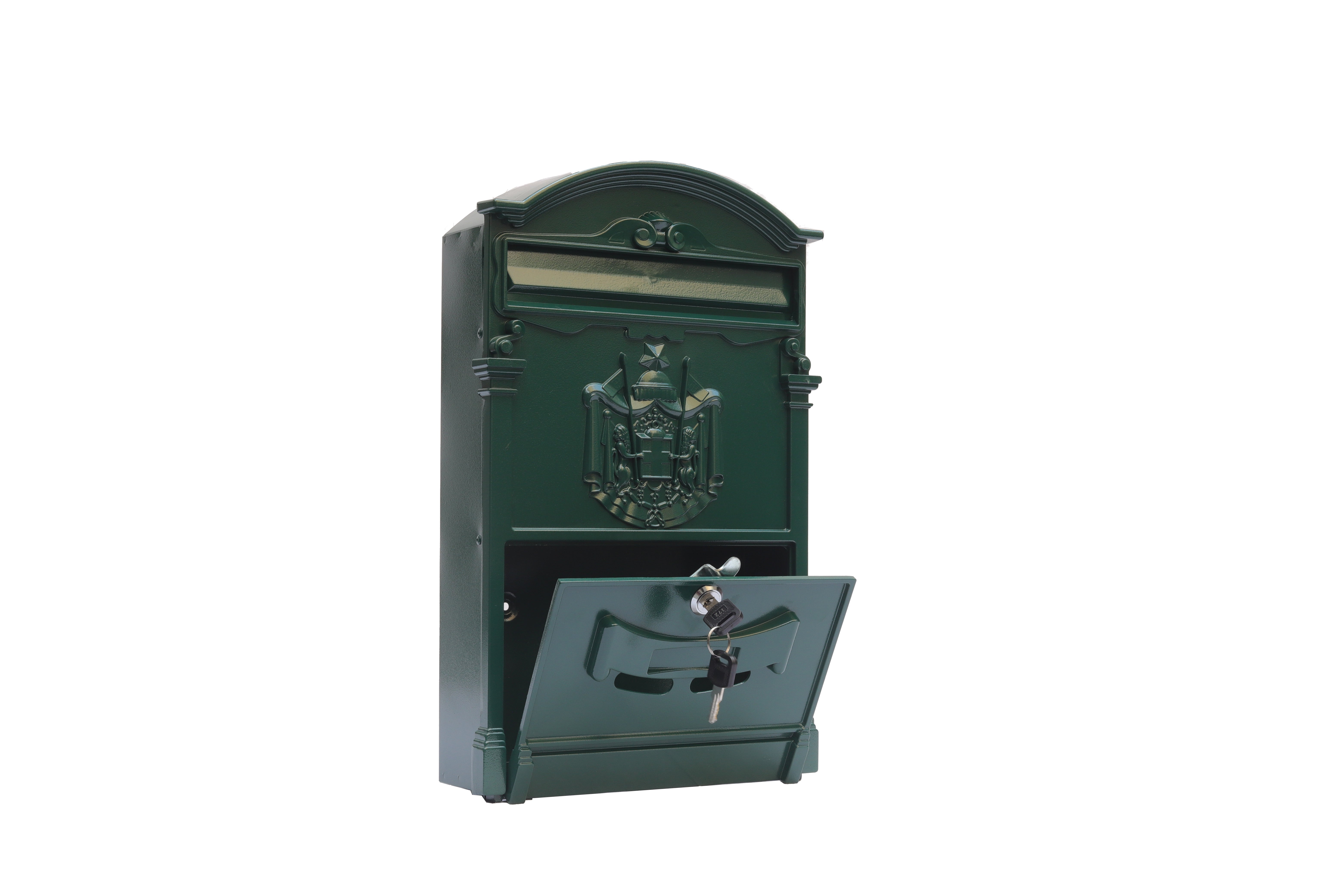 BOXOB Regia 994 cassetta postale in alluminio verde esterno