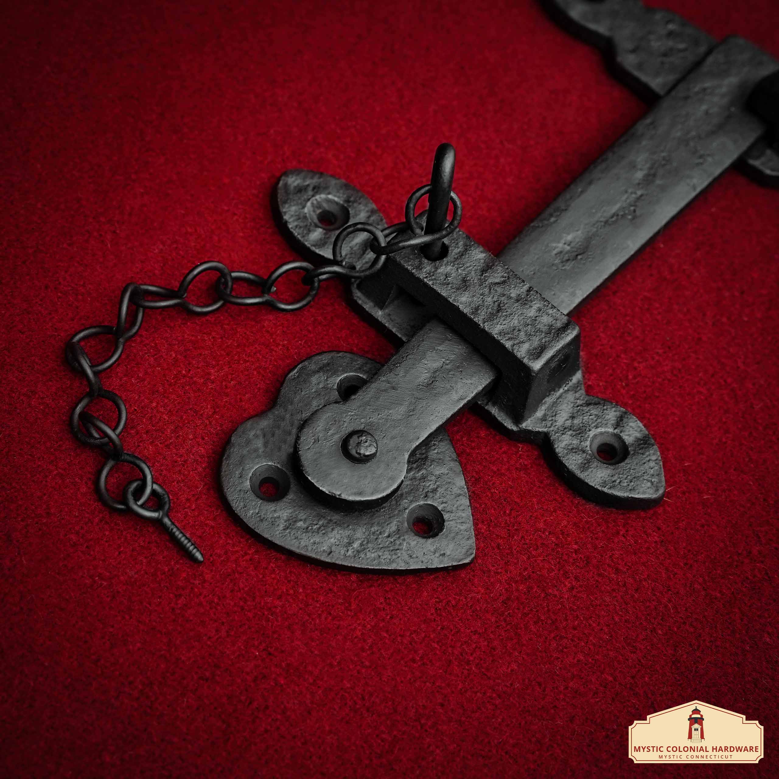 Mystic Colonial Hardware Saliscendi 19,5 cm Maniglia Ferro Battuto