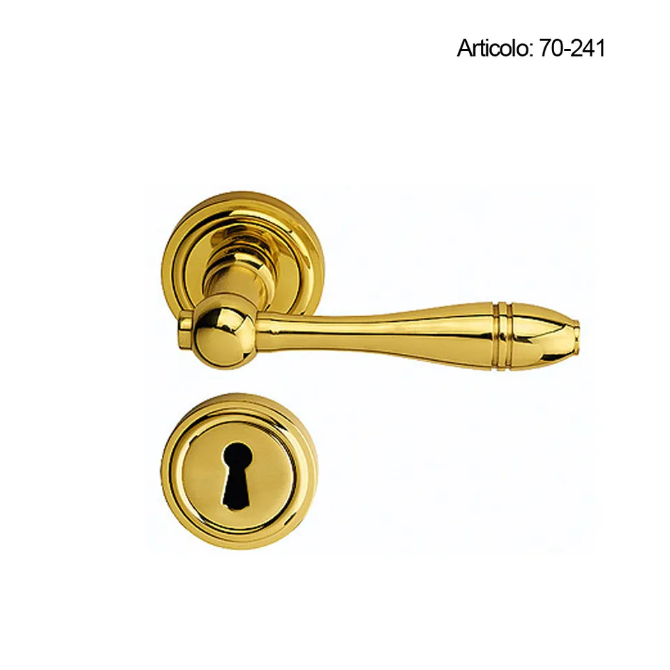 Spinardi 70-241 Maniglia Porta su Placca e Rosetta