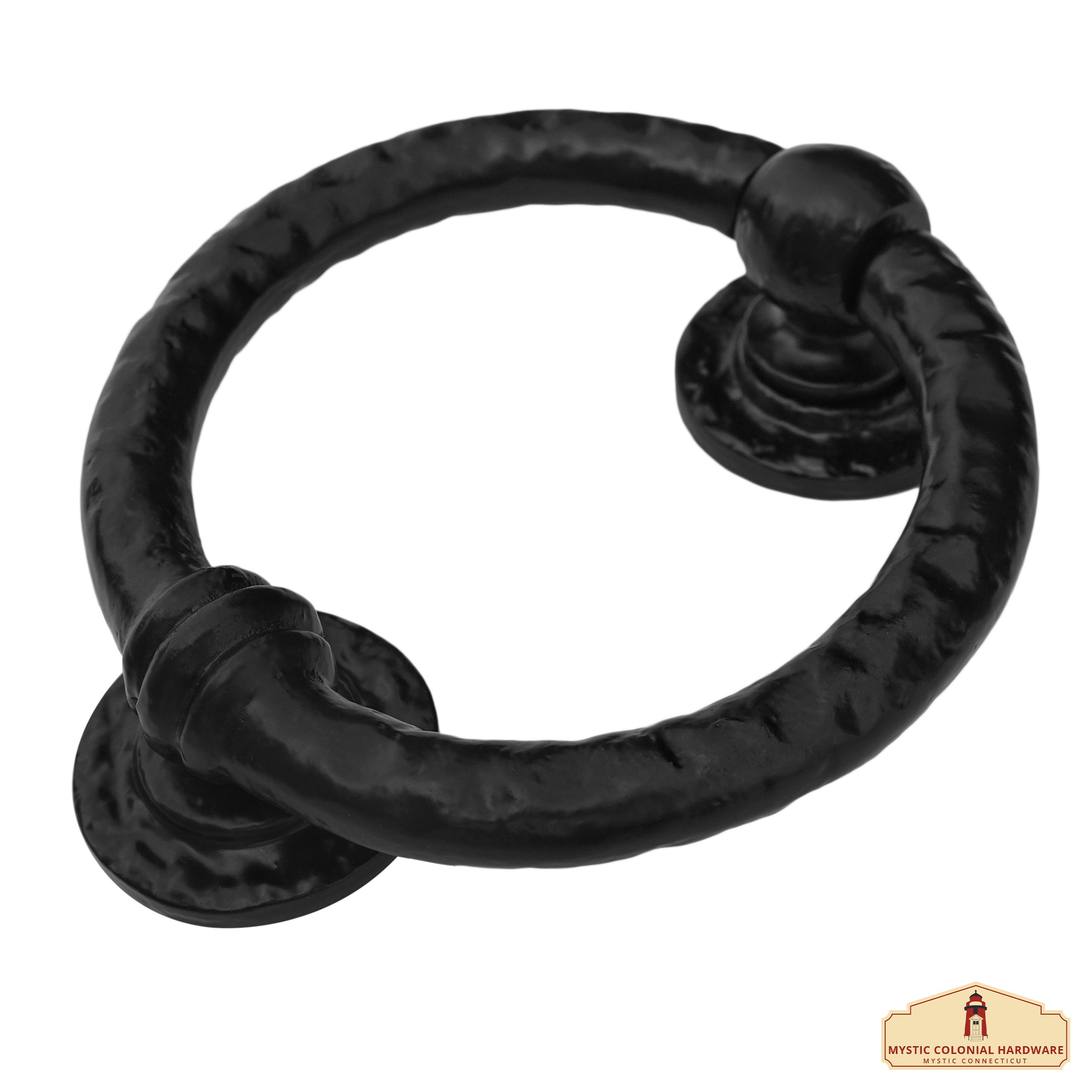 Mystic Colonial Hardware battiporta anello 12,7x10 cm ferro nero