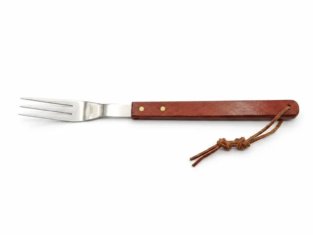 BOXOB forchettone barbecue acciaio inox manico legno