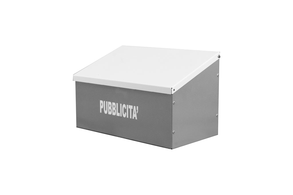 BOXOB Eternity 883 porta pubblicità esterno grigio bianco