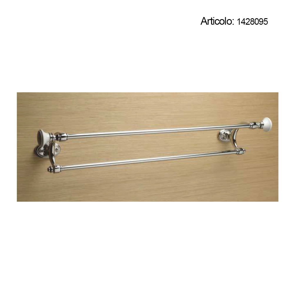 Spinardi Sissi portasalviette cromato bianco