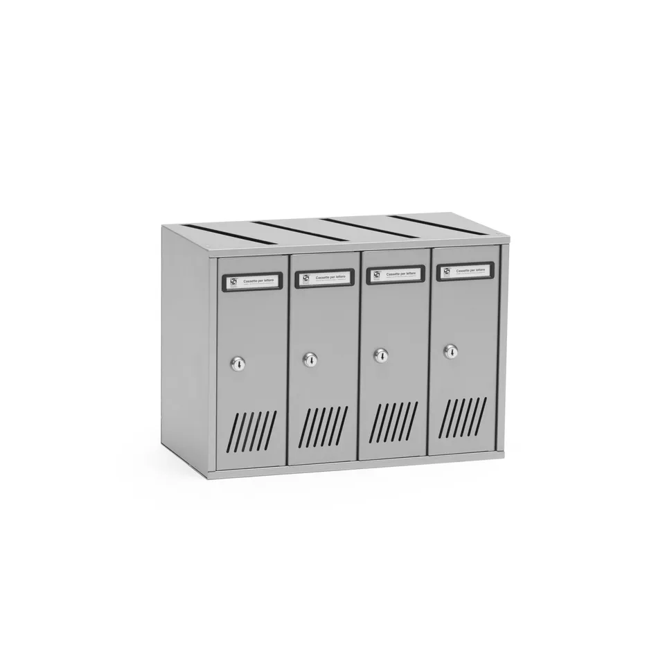 Silmec SC7V cassetta postale 4 posti da interno