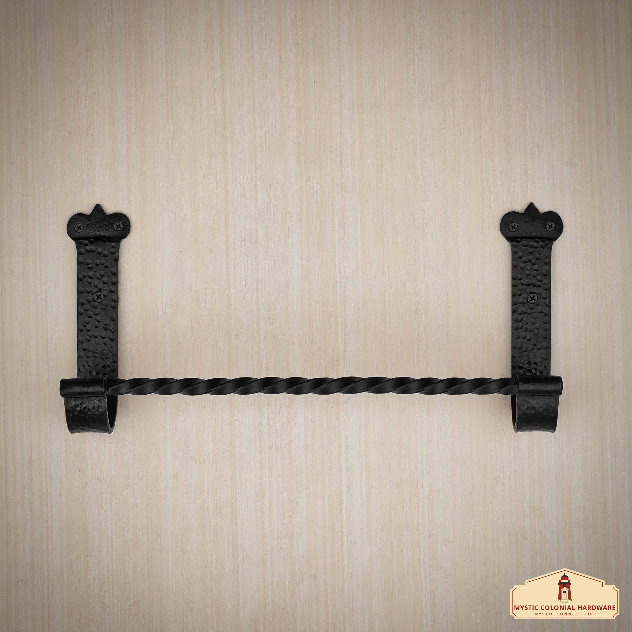 Mystic Colonial Hardware porta asciugamani parete ferro 39,5 cm