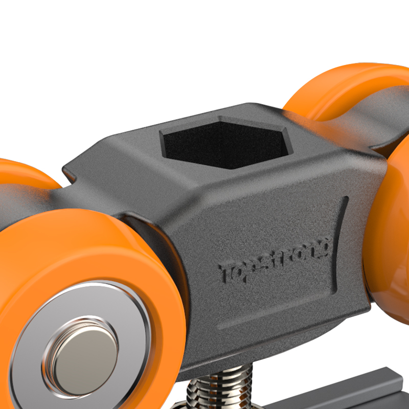 TopStrong 120KG carrello porta scorrevole legno