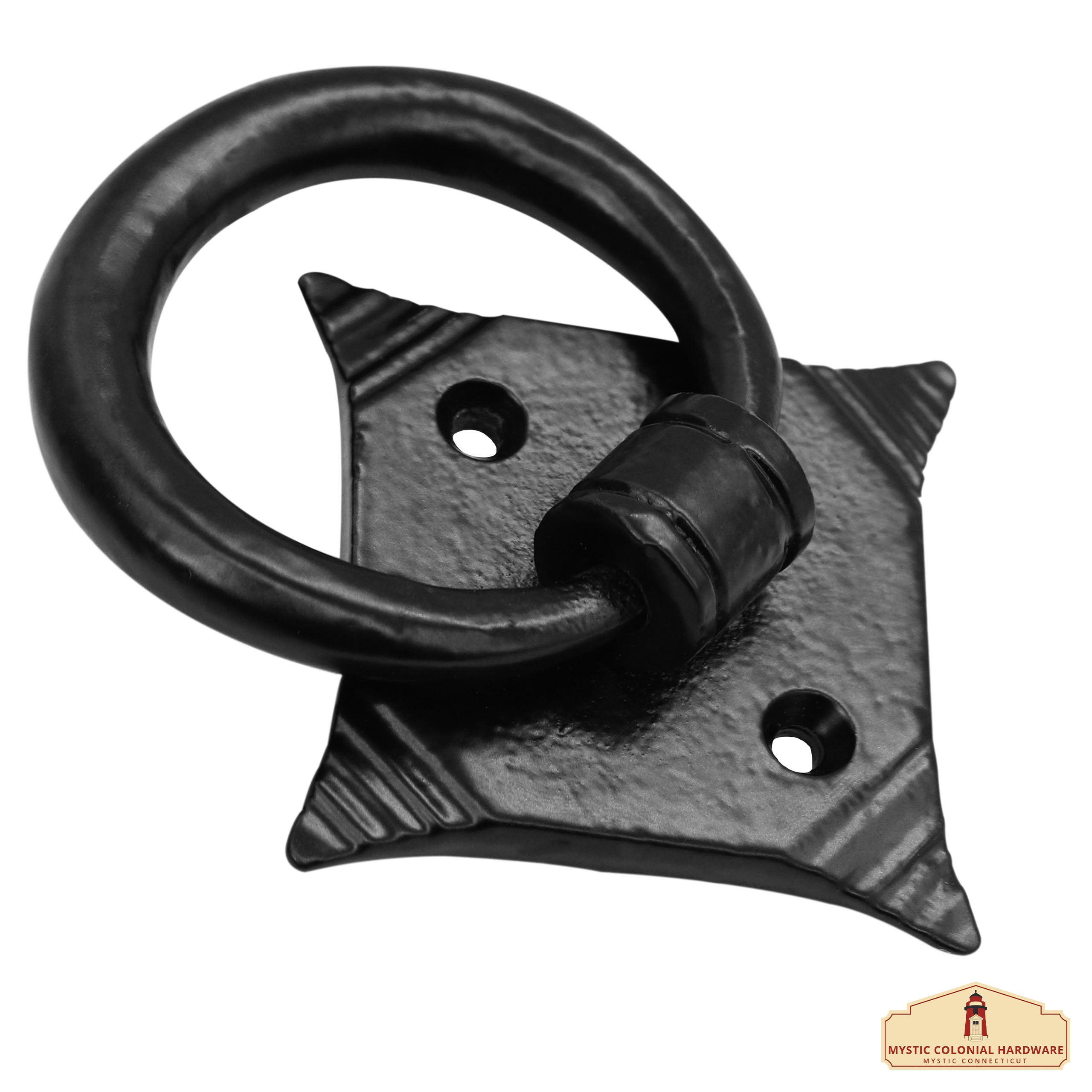 Mystic Colonial Hardware Battente Porta Anello Ferro 5x5cm 2pz