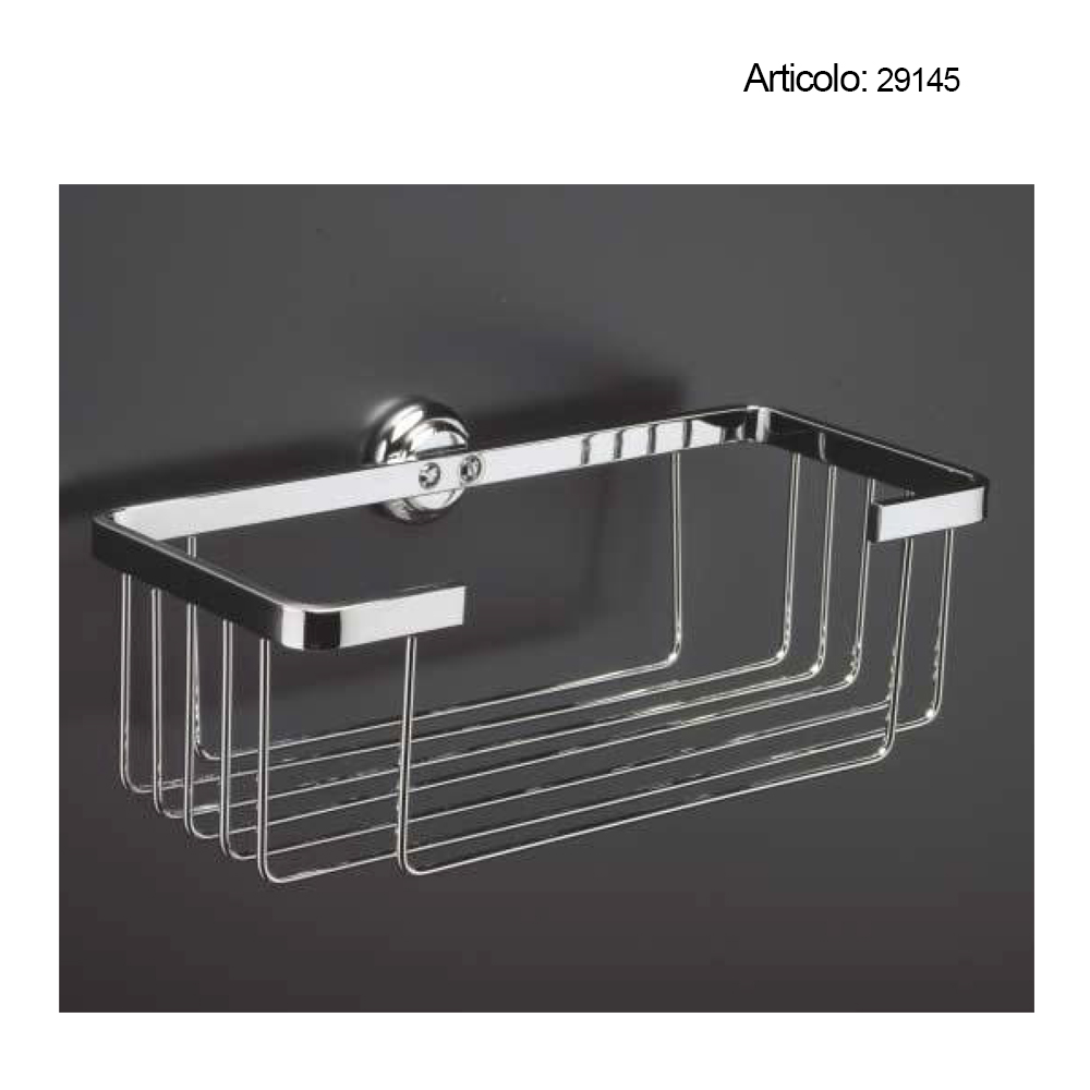 Spinardi Portaspugna bagno ottone cristallo