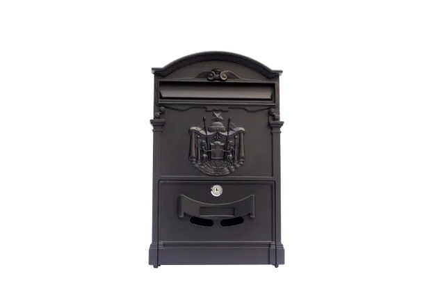 BOXOB Regia 994 cassetta postale in alluminio nero esterno