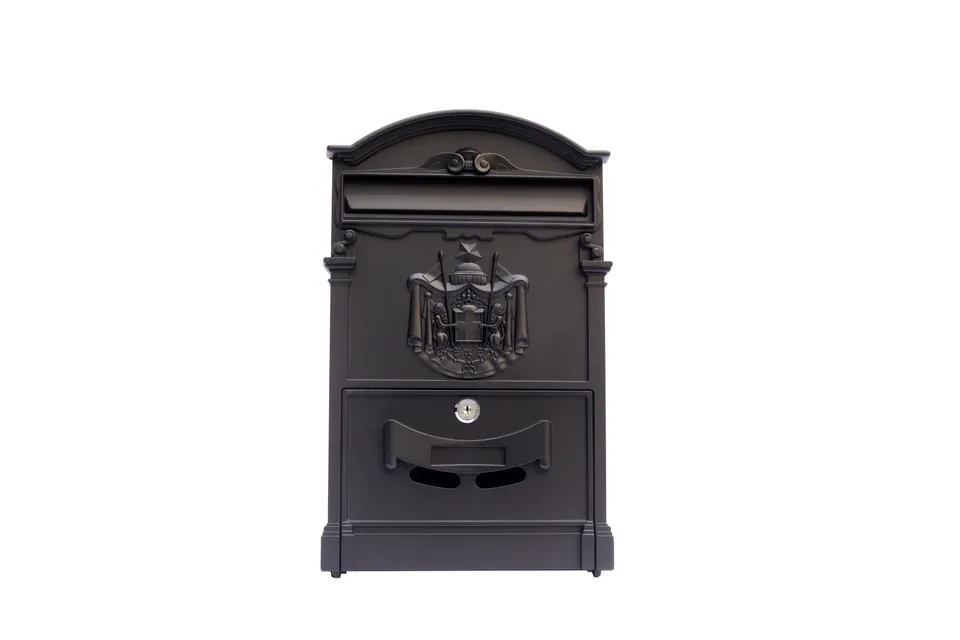 BOXOB Regia 994 cassetta postale in alluminio nero esterno
