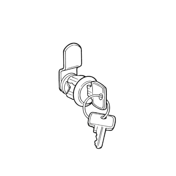 Silmec 90-011 serratura ricambio cromata 11 mm